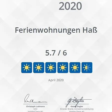 Apartment Hass - Haus 1 *
